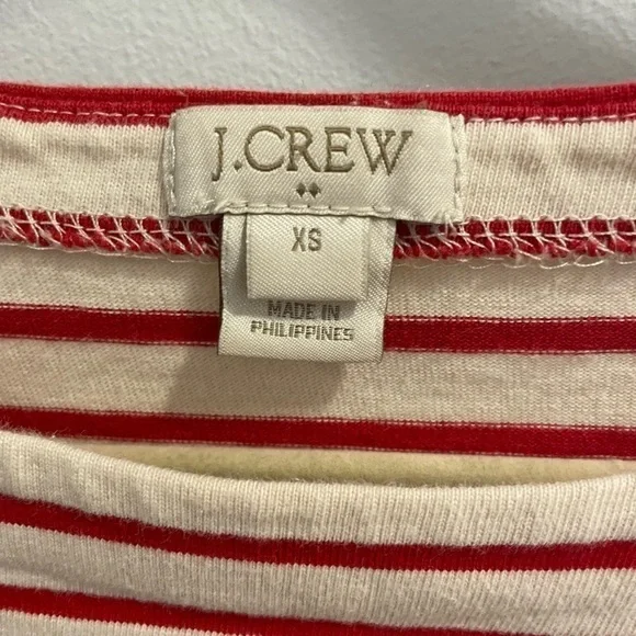 Size XS: Women’s J. Crew Factory Long-sleeve striped artist tee - Picture 3 of 3